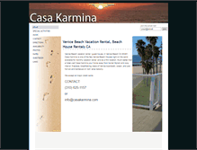 Tablet Screenshot of casakarmina.com